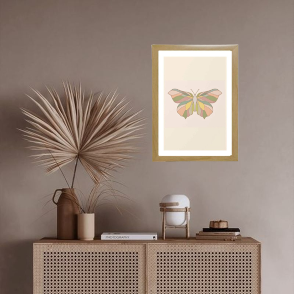 Κάδρο " geometric butterfly " abstrct art print - ΨΗΦΙΑΚΟ ΑΡΧΕΙΟ - Α4 ( 21 χ 29,70 εκ. ) - πίνακες & κάδρα, αφίσες, διακόσμηση σαλονιού - 3
