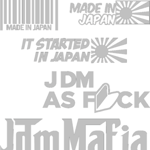 JDM sticker pack - αυτοκόλλητα, DIY - 3