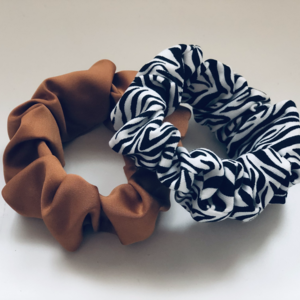 Rust Z- Scrunchies Collection - ύφασμα, λαστιχάκια μαλλιών
