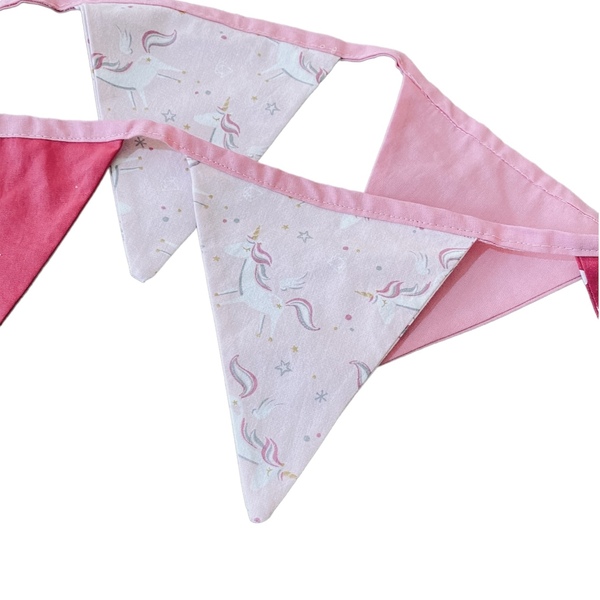 Ροζ banner μονοκερος - κορίτσι, μονόκερος, διακοσμητικά - 2