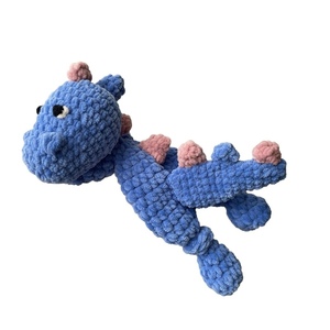 Πανάκι παρηγοριάς. Πλεχτός δεινόσαυρος σε μπλε χρώμα 26 εκ. Limited edition - δεινόσαυρος, βρεφικά