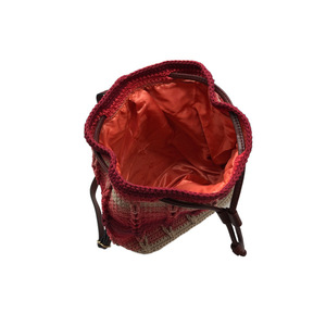 Σακίδιο πλάτης τσάντα πλέκτη χειροποίητη βαμβακερή ΦΑΙΔΡΑ ΠΑΖΛ - νήμα, πλάτης, μεγάλες, all day, πλεκτές τσάντες - 4