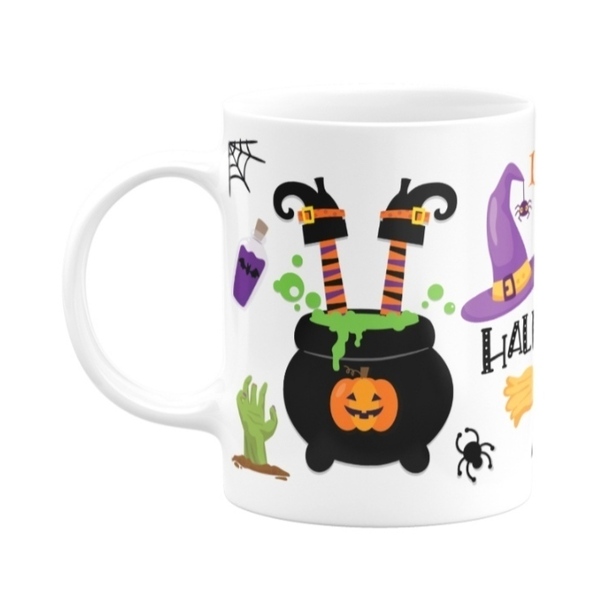 Halloween Κεραμική κούπα witch - δώρο, halloween, κεραμική κούπα