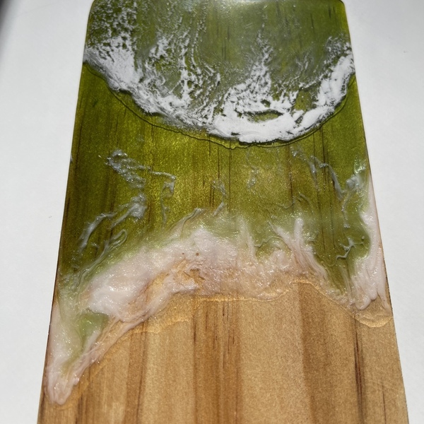 Διακοσμητικός πίνακας σερβιρίσματος - ξύλο, ρητίνη, είδη σερβιρίσματος - 5