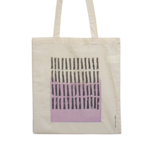 Πάνινη τσάντα - Tote bag - The lines - ύφασμα, ώμου, all day, tote, πάνινες τσάντες