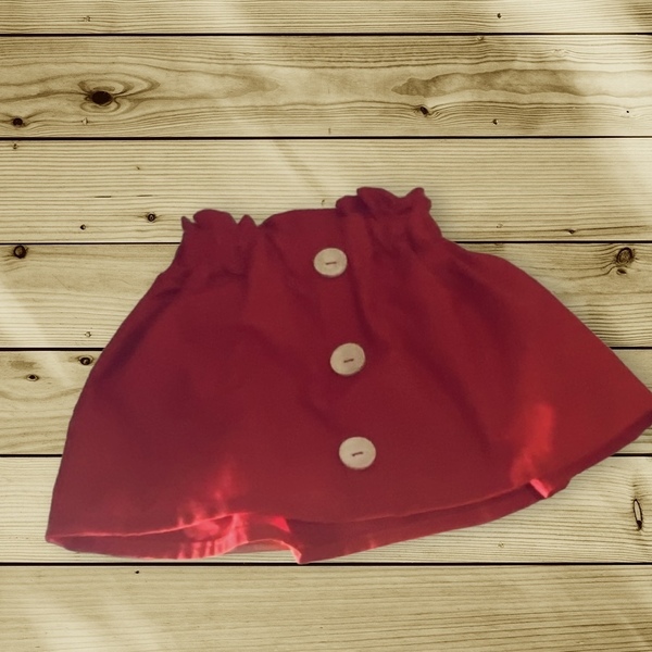 Κοκκινη φούστα για 2 ετων - κορίτσι, παιδικά ρούχα, 1-2 ετών - 2