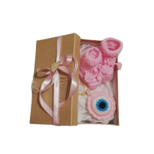 Δωροκουτί για νεογέννητο κορίτσι/Baby giftbox - κορίτσι, σετ δώρου