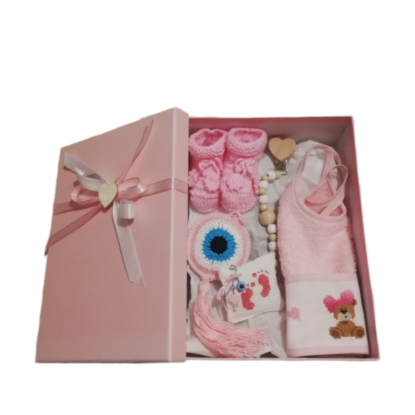 Κουτί δώρου για νεογέννητο κορίτσι/Babygirl giftbox - κορίτσι, σετ δώρου