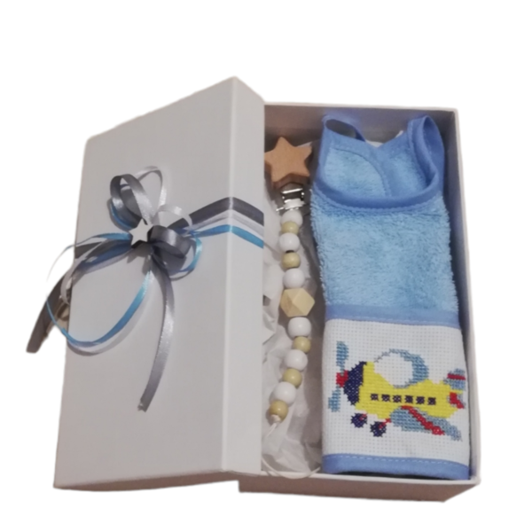 Δωροκουτί για νεογέννητο αγοράκι/Baby giftbox - αγόρι, σετ δώρου