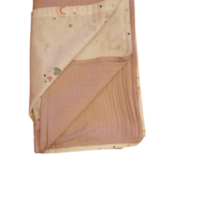 Κουβερτακι για λίκνο ή καρότσι, διπλής όψης για νεογέννητα (κοριτσάκι) - κορίτσι, κουβέρτες