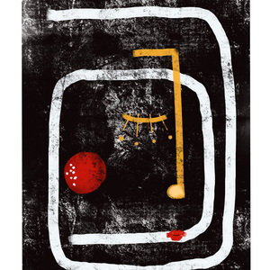BlackFace αφίσα art print (30 x 40cm) - εκτύπωση, αφίσες - 2