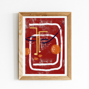 RedFace αφίσα art print ( 30 x 40 cm) - εκτύπωση, αφίσες