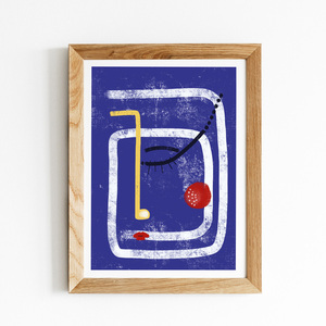 BlueFace αφίσα art print ( 30 x 40 cm) - εκτύπωση, αφίσες