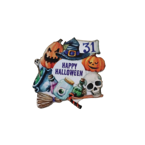 Μαγνητάκι Halloween 10cm - halloween, μαγνητάκια - 3
