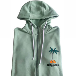 Mint Oversized Explore more Full Zipped hoodie - βαμβάκι