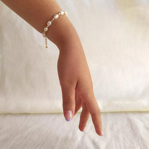Pearl bracelet "bachelorette"|Bραχιόλι με μαργαριτάρια - μαργαριτάρι, χεριού, αυξομειούμενα - 2