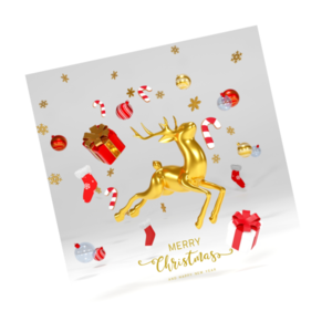 Χριστουγεννιάτικη κάρτα 7x7 εκ. για βραχιολάκια #ψηφιακό αρχείο - κάρτες, γούρια