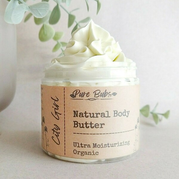 City Girl Organic Body Butter - δώρο, χειροποίητα, κρέμες σώματος - 2