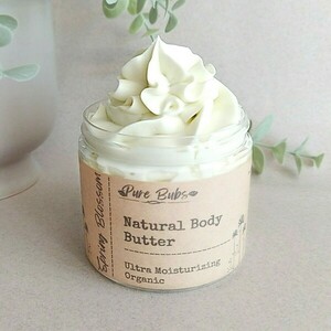 Spring Blossom Organic Body Butter - δώρο, χειροποίητα - 3