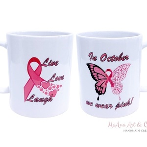 Κούπα Pink October 325ml - πορσελάνη, κούπες & φλυτζάνια, είδη κουζίνας, δώρα για γυναίκες - 4