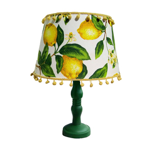 πορτατίφ κεραμική βάση με θέμα lemon green Διαστάσεις 35*20*15 Ε27 - πορτατίφ