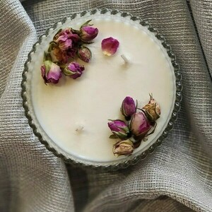 Φοντανιέρα με χειροποίητο vegan αρωματικό κερί σόγιας- Black Orchid-Υ13/Π10/Μ10 - αρωματικά κεριά - 2