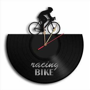Racing Bicycle Χειροποίητο ρολόι τοίχου - τοίχου, βινύλιο