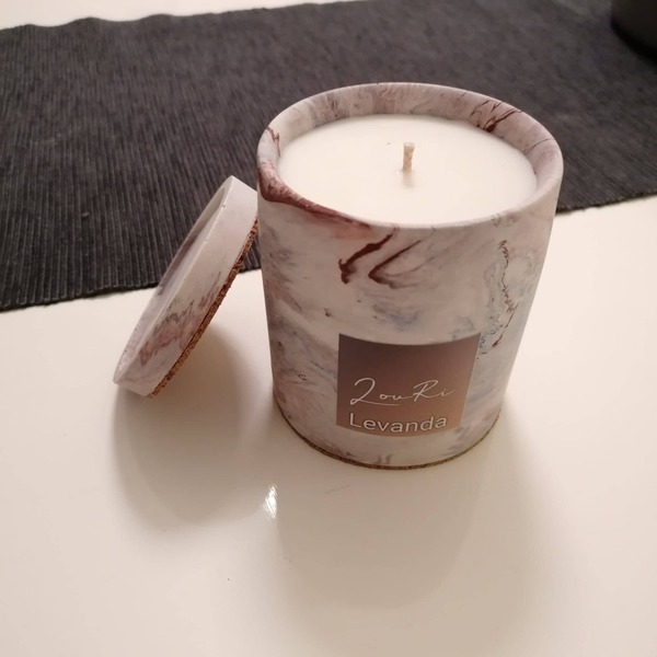 Αρωματικό κερί σόγιας 280γρ LEVANDA - αρωματικά κεριά - 2