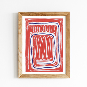 MonsterRed αφίσα art print (30 x 40 cm) - εκτύπωση, αφίσες