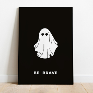 halloween and be brave - αφίσες