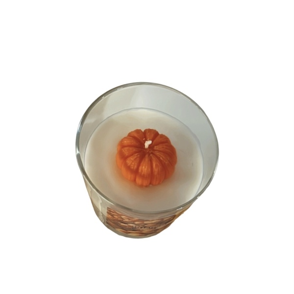 Κερί με άρωμα κολοκύθα μήλο 300ml - αρωματικά κεριά - 2