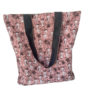 Υφασμάτινη τσάντα ώμου πολλαπλών χρήσεων/ Tote bag "women" - ύφασμα, ώμου, all day, tote, πάνινες τσάντες