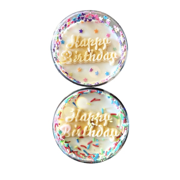 Κερί γενεθλίων “Happy Birthday” - αρωματικά κεριά, δώρα γενεθλίων, vegan κεριά
