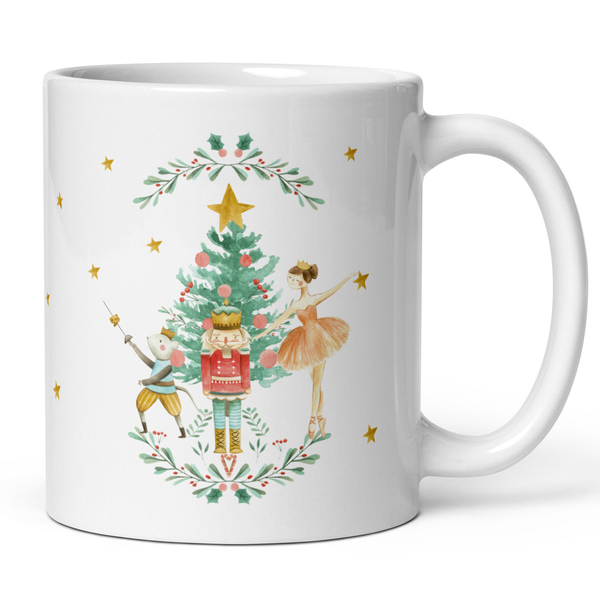Κούπα Χριστουγεννιάτικη Καρυοθραύστης 325ml - 11oZ - Looloo & Co - πηλός, χριστουγεννιάτικα δώρα, είδη κουζίνας, κεραμική κούπα