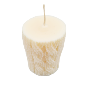 Αρωματικό Κερί Σόγιας Μάλλινος Κύλινδρος - αρωματικά κεριά, σόγια, φυτικό κερί, κερί σόγιας, 100% φυτικό - 2
