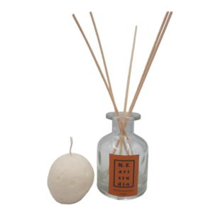 Κερί Σόγιας Moon Με 150ml Almond Amaretto Αρωματικό Χώρου - σόγια, φυτικό κερί, κερί σόγιας, αρωματικά χώρου, 100% φυτικό
