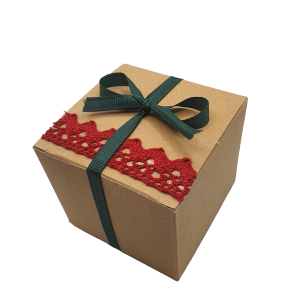 Χριστουγεννιάτικο κουτί γούρι 2023 υγεία - πηλός, χριστουγεννιάτικα δώρα, Black Friday, γούρια - 3