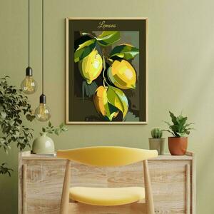 Lemons - Botanical collection - αφίσες - 2