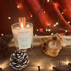Cinnamon rolls-220gr - γυαλί, χριστούγεννα, χριστουγεννιάτικα δώρα, κεριά & κηροπήγια - 2