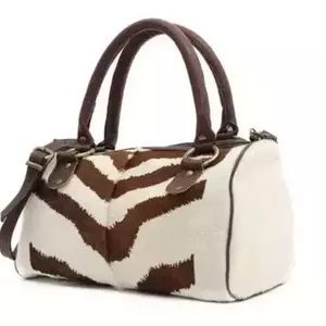 Bowling bag with Pony skin - δέρμα, animal print, all day, χειρός