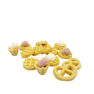 Wax Melts Σόγιας 95γρ. Waffles & Ice Cream - σόγια, φυτικό κερί, κερί σόγιας, αρωματικά χώρου, 100% φυτικό - 2