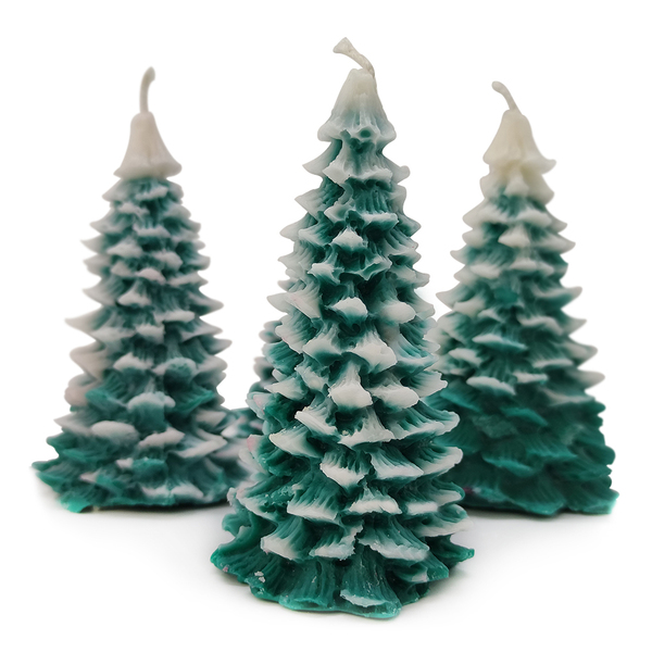 Χριστουγεννιάτικο Δέντρο από κερί σόγιας 80γρ- Πράσινο - αρωματικά κεριά