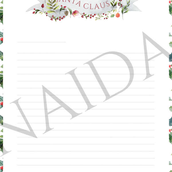 Χριστουγεννιάτικα Γράμματα | Ψηφιακό αρχείο pdf με γράμματα από και προς τον Άι Βασίλη και σχέδιο με φάκελο αλληλογραφίας - 4 σελίδες2 - χριστουγεννιάτικα δώρα, άγιος βασίλης, DIY, για παιδιά - 3