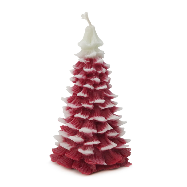 Χριστουγεννιάτικο Δέντρο από κερί σόγιας- Κόκκινο - αρωματικά κεριά