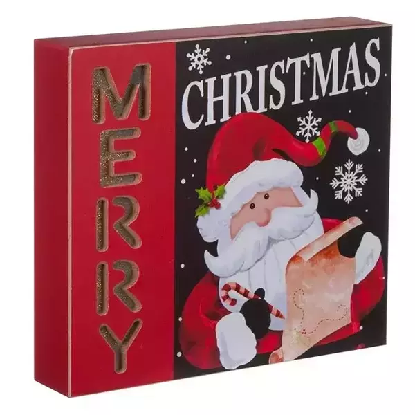 Σετ Χριστουγεννιάτικο διακοσμητικό ημερολόγιο με διακοσμητικό φωτιστικό - ξύλο, διακοσμητικά - 4