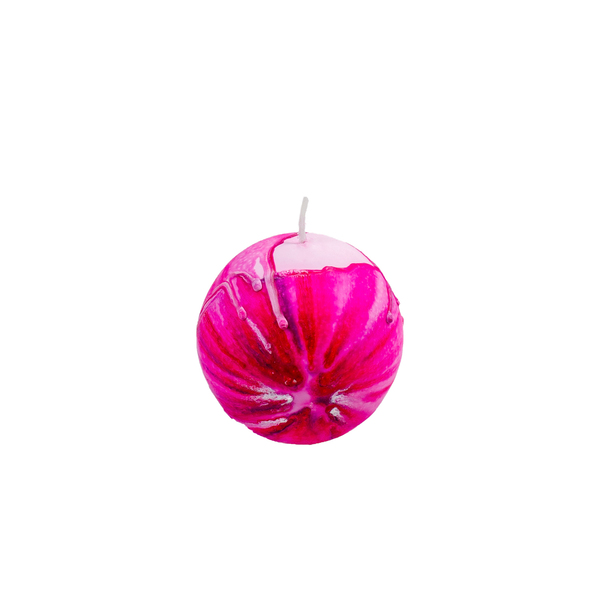 Αρωματικό κερί, μπάλα με άρωμα *Τύπου CANDY PRADA. - χριστουγεννιάτικο, αρωματικά κεριά, διακοσμητικά, κεριά & κηροπήγια