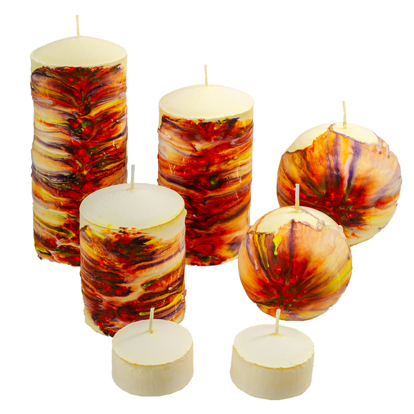 Αρωματικό κερί ,με άρωμα ΟΥΙΣΚΙ ΚΑΡΑΜΕΛΑ - δώρο, χειροποίητα, αρωματικά κεριά, διακοσμητικά, κεριά - 3
