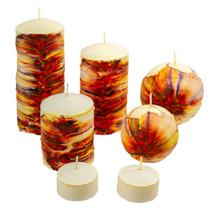 Αρωματικό κερί μπάλα, με άρωμα ΟΥΙΣΚΙ ΚΑΡΑΜΕΛΑ - χριστουγεννιάτικο, αρωματικά κεριά, διακοσμητικά, κεριά & κηροπήγια - 3