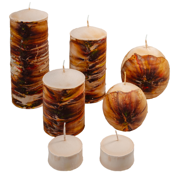 Αρωματικό κερί ,με άρωμα ΚΑΦΕ - δώρο, χειροποίητα, αρωματικά κεριά, διακοσμητικά, κεριά - 3