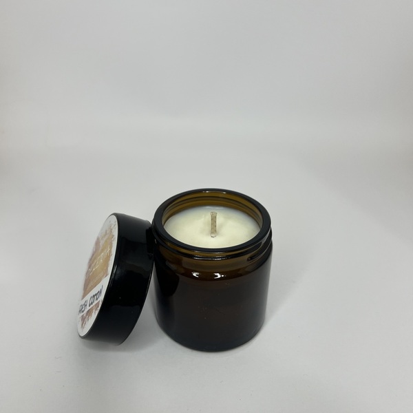 Καραμελέ δοχείο κεριού σόγιας - αρωματικά κεριά - 2